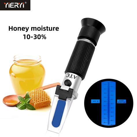 honey moisture refractometer|how to reduce honey moisture.